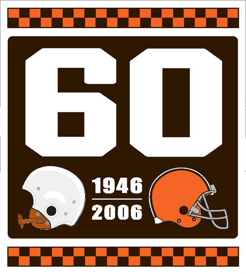 Cleveland Browns 2006 Anniversary Logo cricut iron on